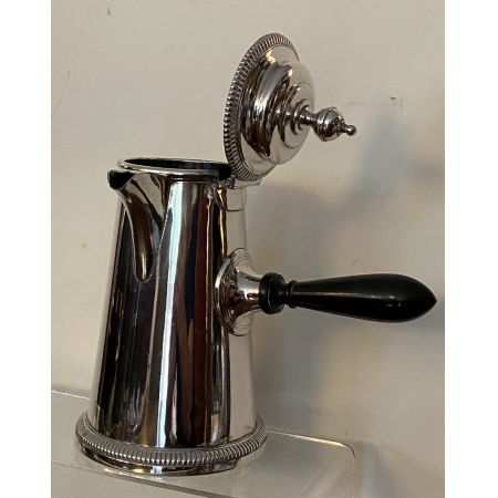 Antiker versilberter Schokoladentopf