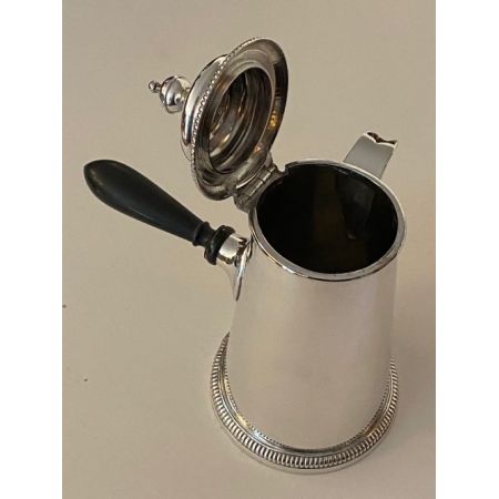 Antiker versilberter Schokoladentopf