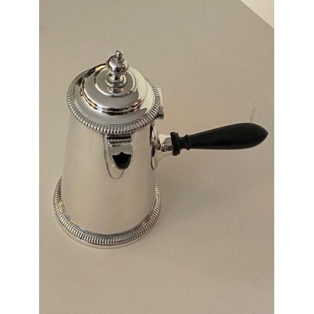 Antiker versilberter Schokoladentopf