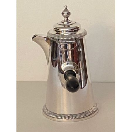 Antiker versilberter Schokoladentopf