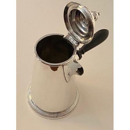 Antiker versilberter Schokoladentopf