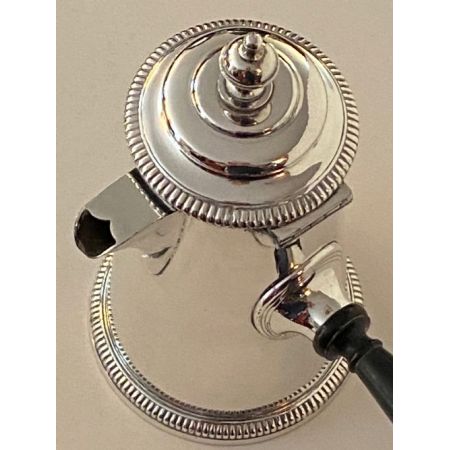 Antiker versilberter Schokoladentopf