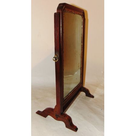 Antiker georgianischer Staffelei Spiegel aus massivem Mahagoni, ca 1770