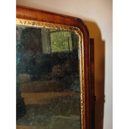 Antiker georgianischer Staffelei Spiegel aus massivem Mahagoni, ca 1770