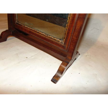 Antiker georgianischer Staffelei Spiegel aus massivem Mahagoni, ca 1770