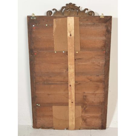 Antiker original bemalter Spiegel aus dem 19. Jahrhundert