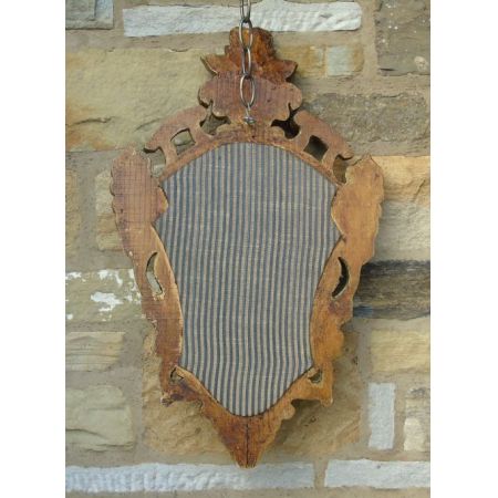 Antiker venezianischer Schildformspiegel