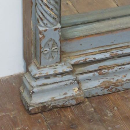 Antiker architektonischer Hallen oder Schminkspiegel von ca 1870 