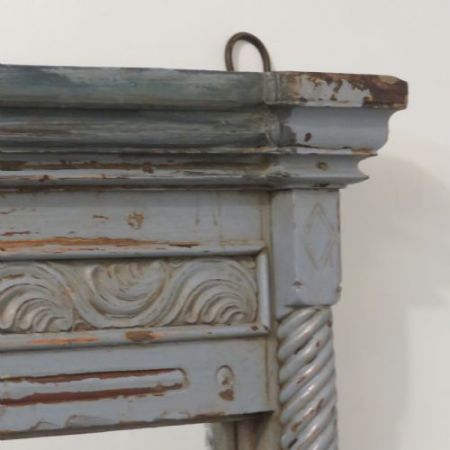 Antiker architektonischer Hallen oder Schminkspiegel von ca 1870 