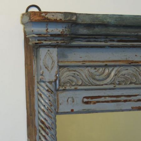 Antiker architektonischer Hallen oder Schminkspiegel von ca 1870 