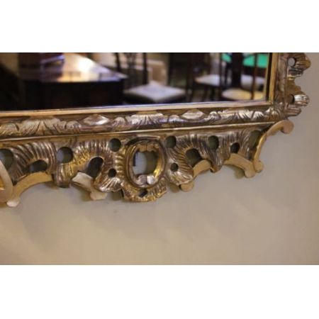 Wandspiegel vergoldet antik Spiegel aus dem 19. Jahrhundert