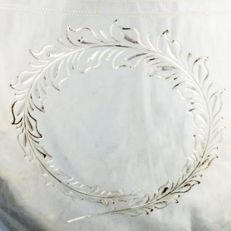 Antike viktorianische versilberte Kaffeekanne