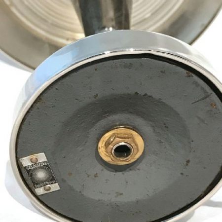 Art-Deco Nickel Tischlampe von claude-paz et silva