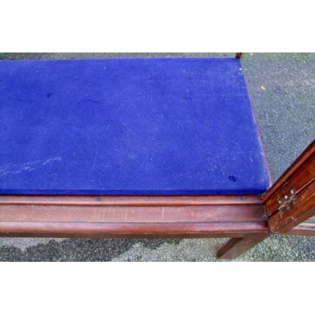 Antike freistehende edwardianische Ladenvitrine aus Mahagoni