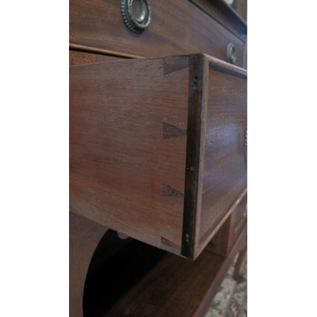 Antike schottische Mahagoni Vitrine