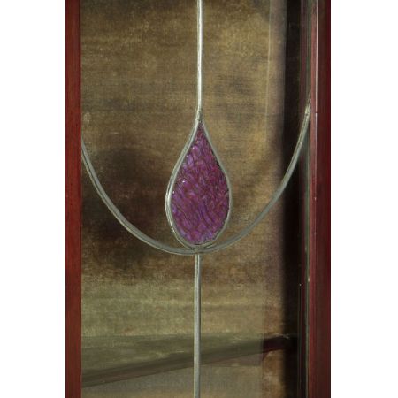 Antike Eckvitrine im Jugendstil von ca 1900
