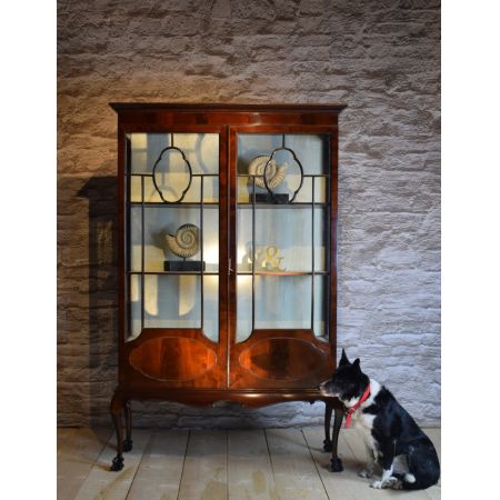 Antike Vitrine aus dem frühen 20. Jahrhundert