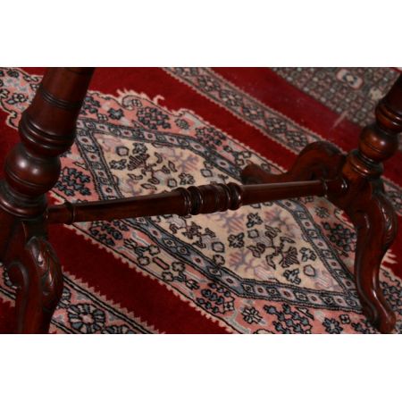 Antiker Konsolentisch aus Walnussholz Massivholz 1860