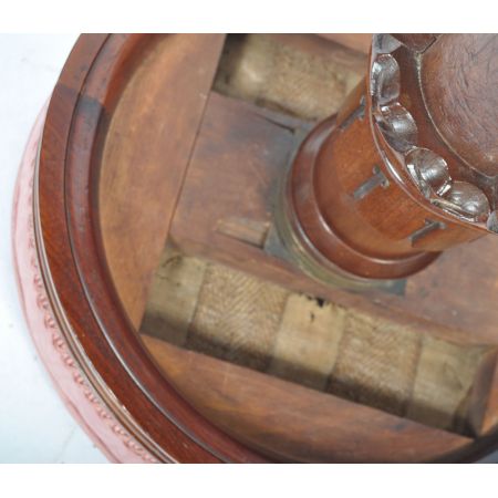 Antiker Piano Stool aus Mahagoni Massivholz frühes 19. Jahrhundert