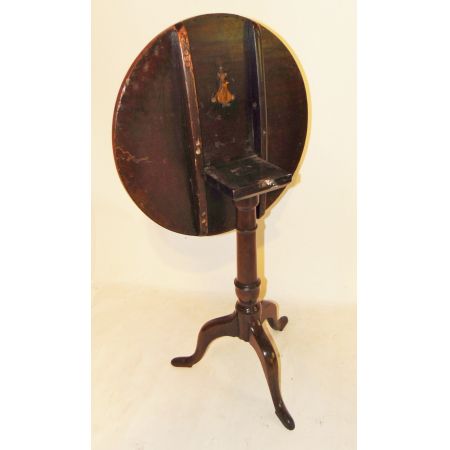 Georgianischer Tripod Table aus Mahagoni Massivholz antik 1770