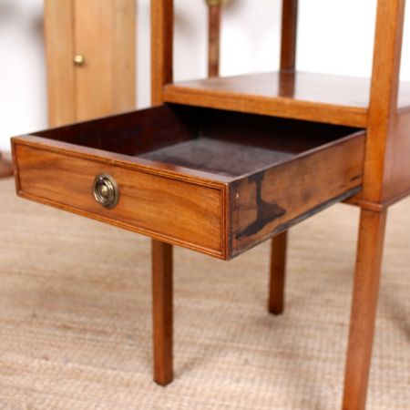 Antiker, schwedischer Mahagoni Etagere / Waschtisch aus dem 19. Jahrhundert