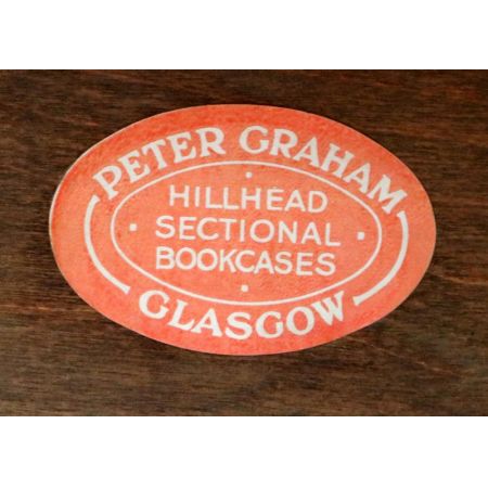 Antiker Stapel Bücherschrank aus massivem Eichenholz