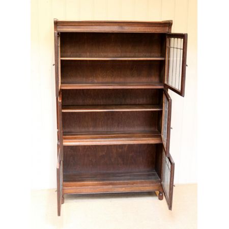 Antiker Stacking-Bücherschrank aus Eichenholz