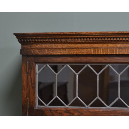 Antikes hochwertiges Stacking Bücherregal aus massiver Eiche