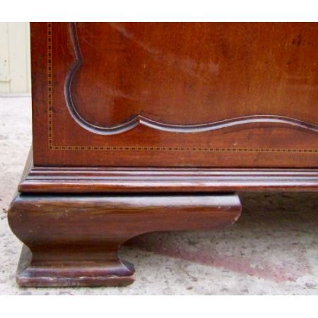 Antiker edwardianischer Inlaid Bücherschrank