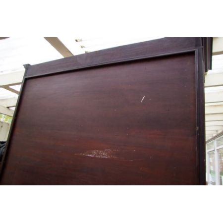 Antiker edwardianischer Inlaid Bücherschrank