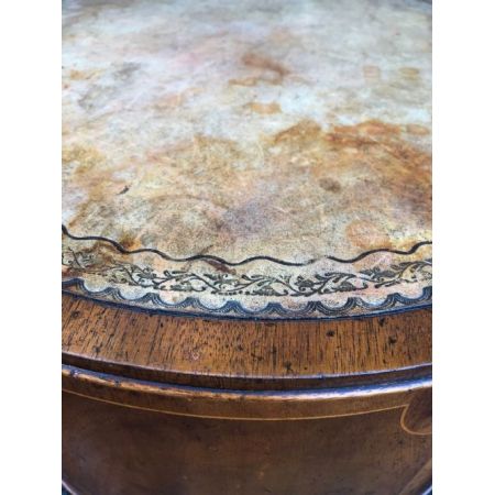 Antikes Bücherregal aus massivem Mahagoni