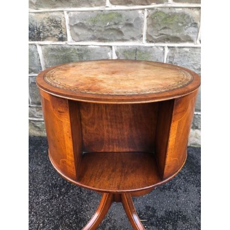 Antikes Bücherregal aus massivem Mahagoni