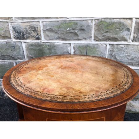 Antikes Bücherregal aus massivem Mahagoni