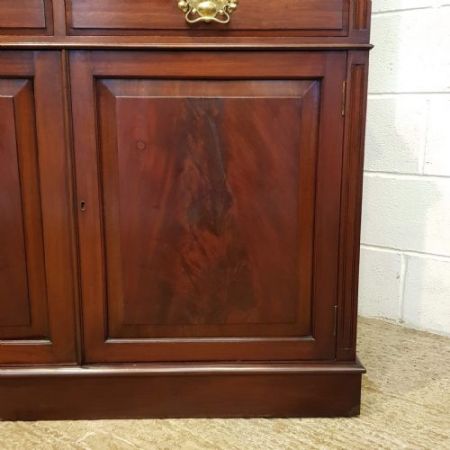 Antiker viktorianischer Mahagoni Bücherschrank von ca 1890