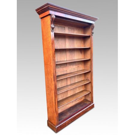 Antikes library Bücherregal aus massivem Mahagoni von ca 1860