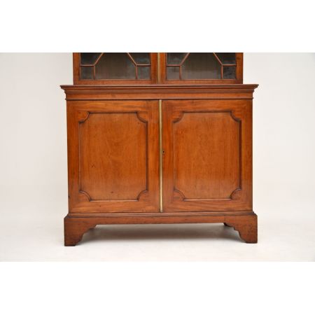 Antiker Mahagoni library Bücherschrank aus der georgischen Zeit