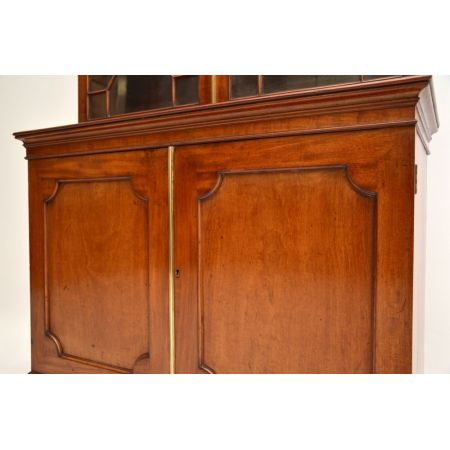 Antiker Mahagoni library Bücherschrank aus der georgischen Zeit