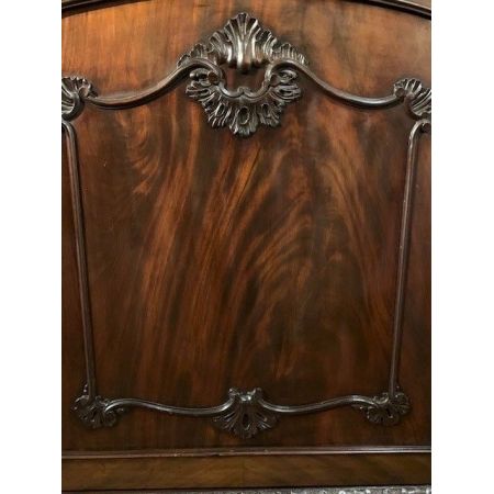 Großes Library Bookcase aus Mahagoni Massivholz antik 1890