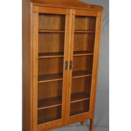 Antike Library Bookcases aus Eiche Massivholz 1920