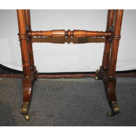 Antiker William IV. Games Table aus Palisander Massivholz 19. Jahrhundert