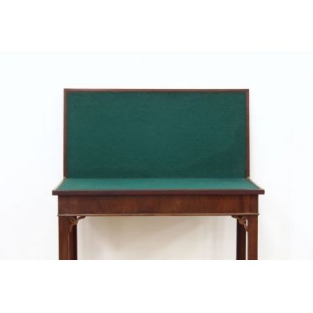Antiker Games Table aus Mahagoni Massivholz 18. Jahrhundert
