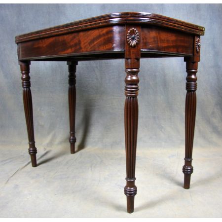 Antiker Games Table aus Mahagoni Massivholz 1820