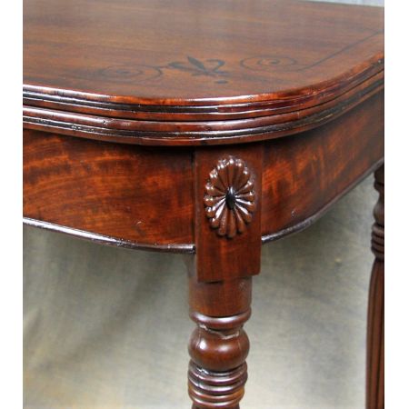 Antiker Games Table aus Mahagoni Massivholz 1820