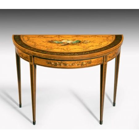 Antiker Games Table aus Stainholz Massivholz 18. Jahrhundert