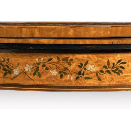 Antiker Games Table aus Stainholz Massivholz 18. Jahrhundert