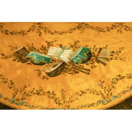 Antiker Games Table aus Stainholz Massivholz 18. Jahrhundert