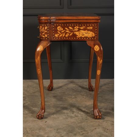 Antikes Paar Game Tables aus Nussbaumholz Massivholz 1890