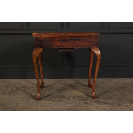 Antikes Paar Game Tables aus Nussbaumholz Massivholz 1890