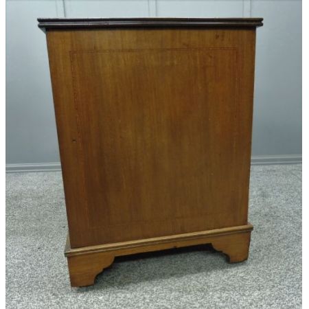 Antiker Inlaid Schreibtisch aus Mahagoni