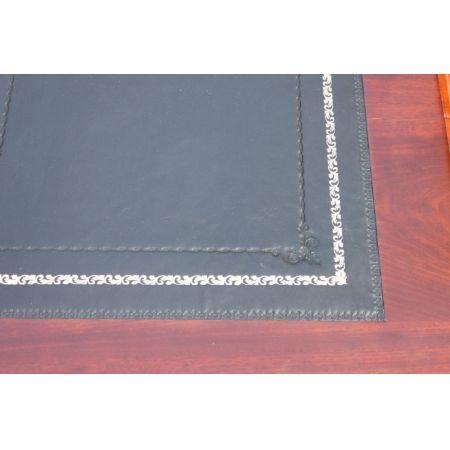 Antiker Pedestal Desk aus Mahagoni Massivholz englisch 1850